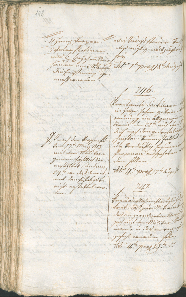 Civic Archives of Bozen-Bolzano - BOhisto Ratsprotokoll 1799 