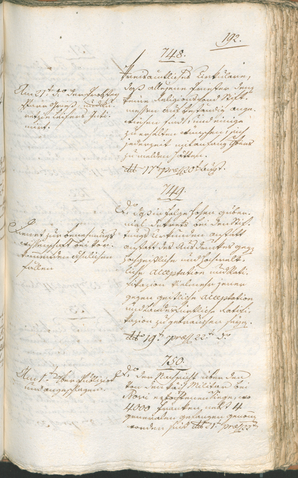 Civic Archives of Bozen-Bolzano - BOhisto Ratsprotokoll 1799 