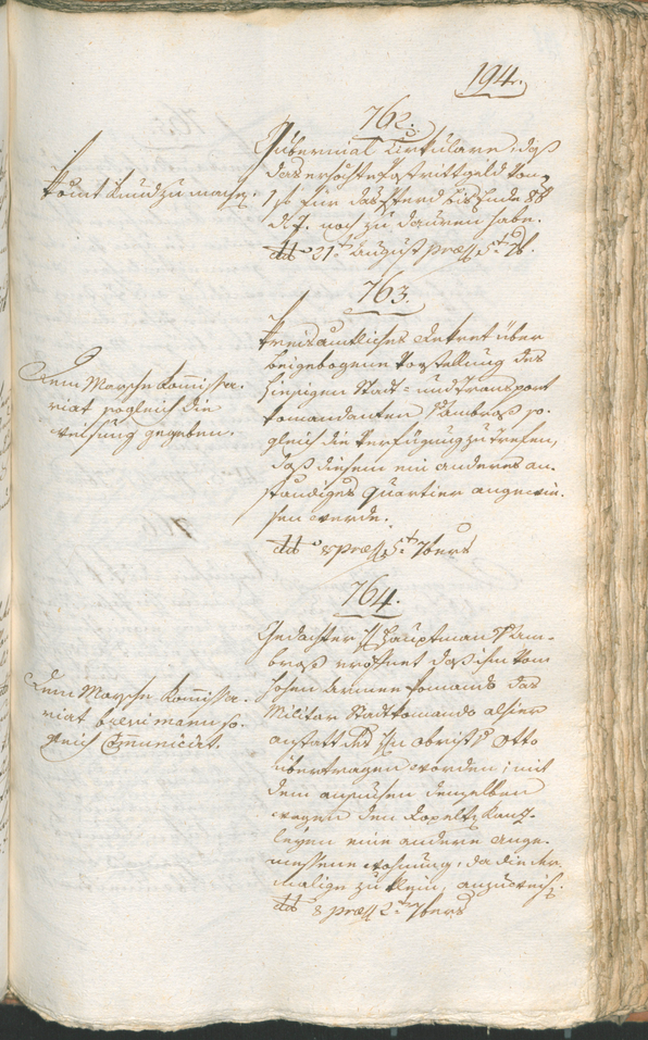 Civic Archives of Bozen-Bolzano - BOhisto Ratsprotokoll 1799 