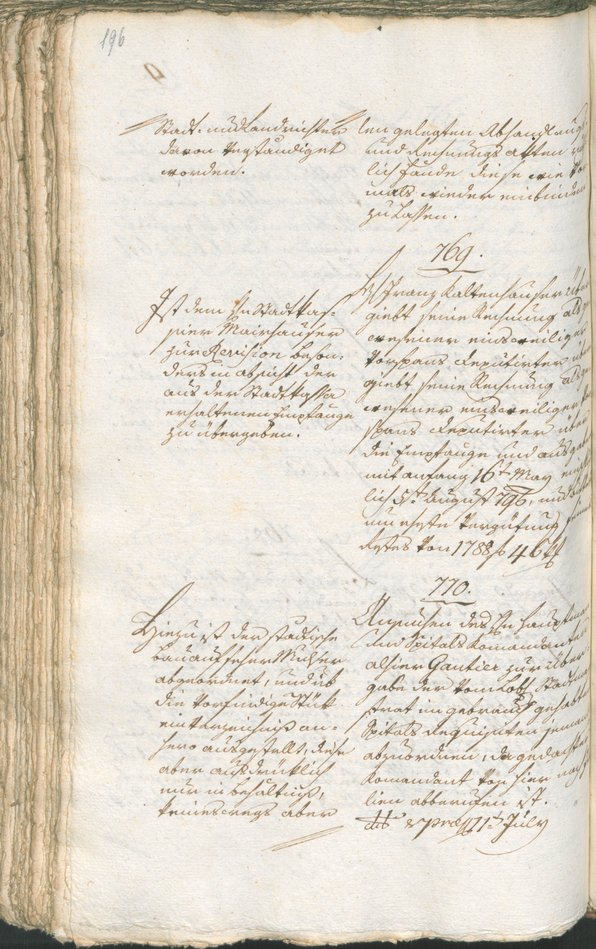 Civic Archives of Bozen-Bolzano - BOhisto Ratsprotokoll 1799 