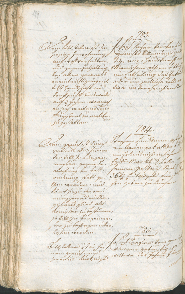 Civic Archives of Bozen-Bolzano - BOhisto Ratsprotokoll 1799 