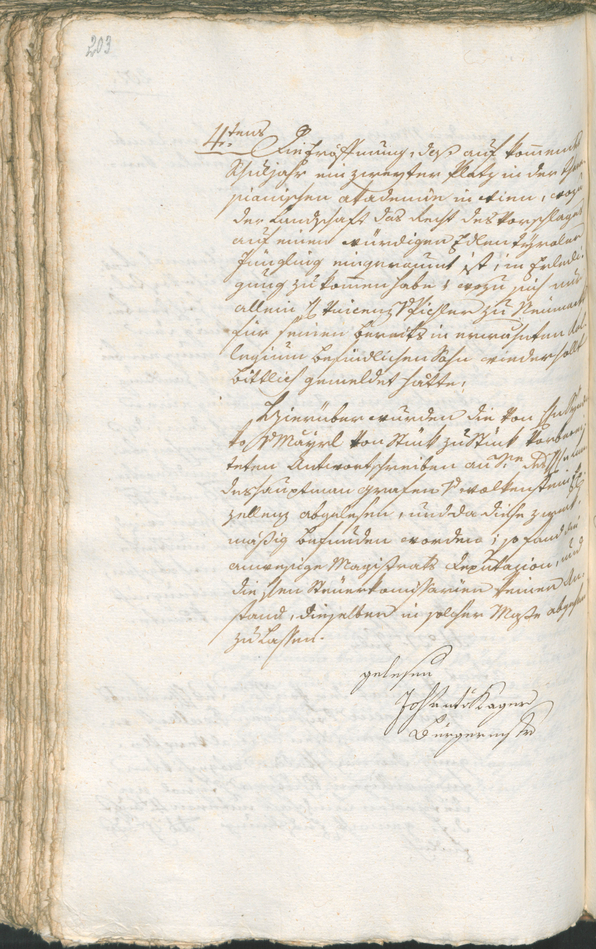 Civic Archives of Bozen-Bolzano - BOhisto Ratsprotokoll 1799 