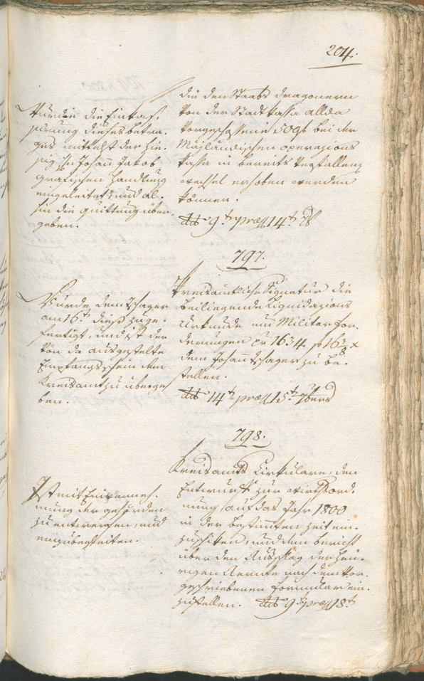 Civic Archives of Bozen-Bolzano - BOhisto Ratsprotokoll 1799 