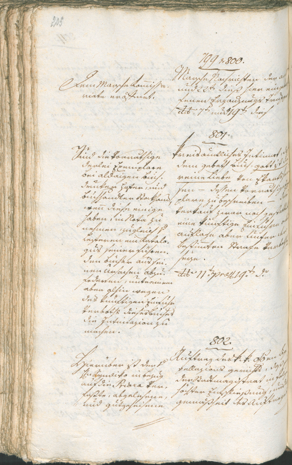 Civic Archives of Bozen-Bolzano - BOhisto Ratsprotokoll 1799 