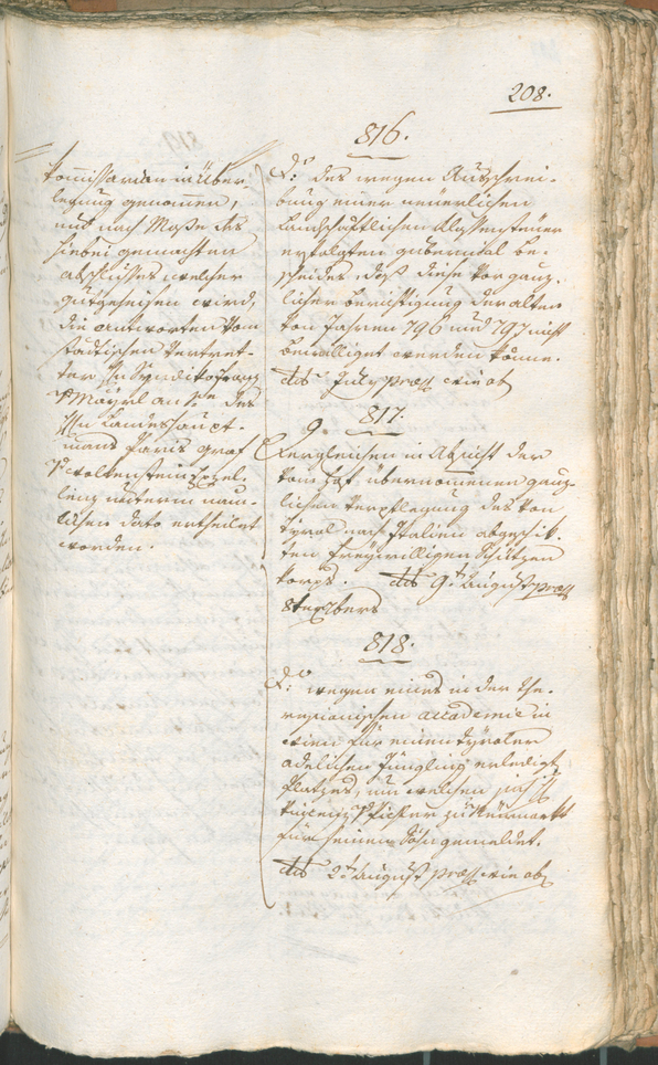 Civic Archives of Bozen-Bolzano - BOhisto Ratsprotokoll 1799 