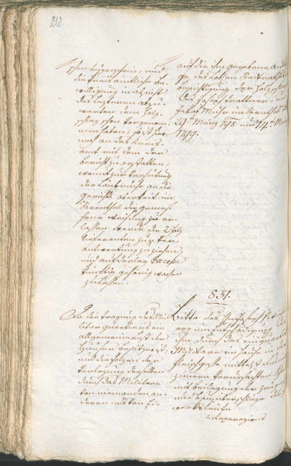 Civic Archives of Bozen-Bolzano - BOhisto Ratsprotokoll 1799 