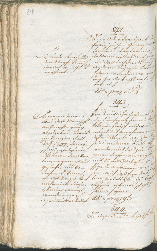 Civic Archives of Bozen-Bolzano - BOhisto Ratsprotokoll 1799 