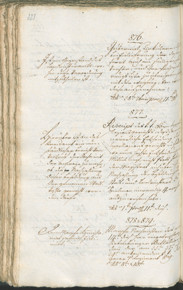 Civic Archives of Bozen-Bolzano - BOhisto Ratsprotokoll 1799 