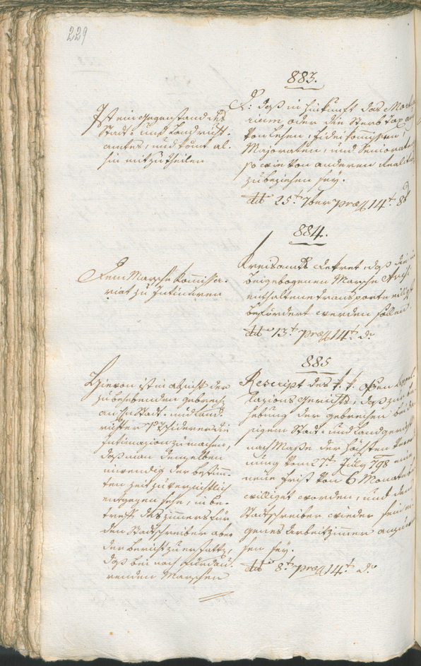 Civic Archives of Bozen-Bolzano - BOhisto Ratsprotokoll 1799 