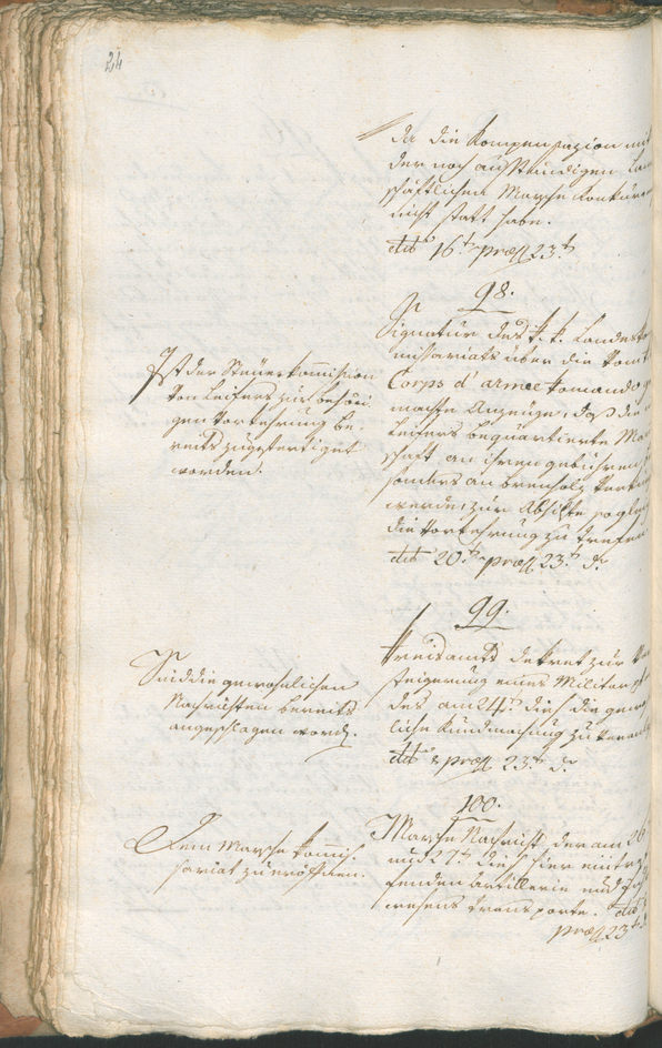 Civic Archives of Bozen-Bolzano - BOhisto Ratsprotokoll 1799 