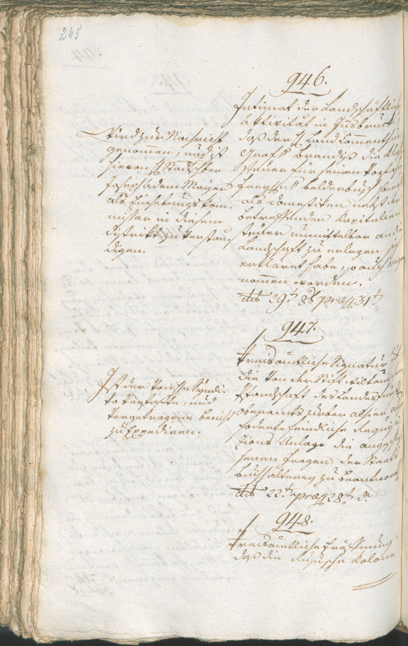 Civic Archives of Bozen-Bolzano - BOhisto Ratsprotokoll 1799 