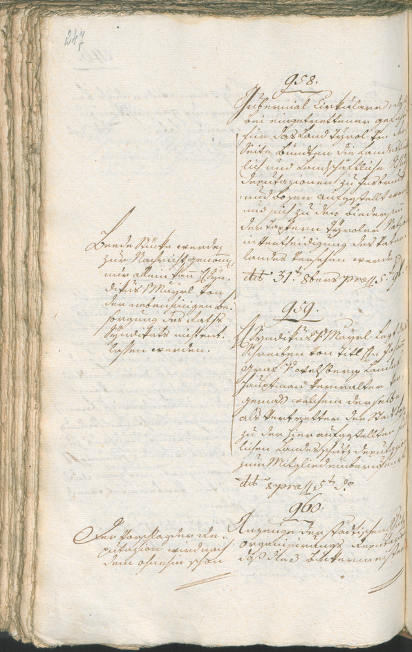 Civic Archives of Bozen-Bolzano - BOhisto Ratsprotokoll 1799 