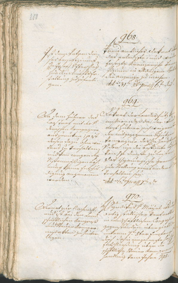 Civic Archives of Bozen-Bolzano - BOhisto Ratsprotokoll 1799 