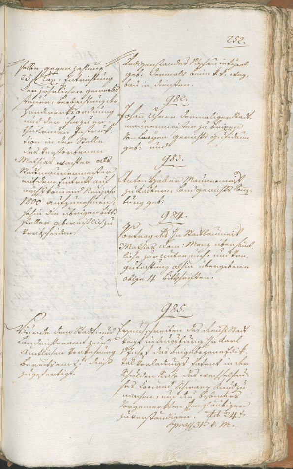 Civic Archives of Bozen-Bolzano - BOhisto Ratsprotokoll 1799 