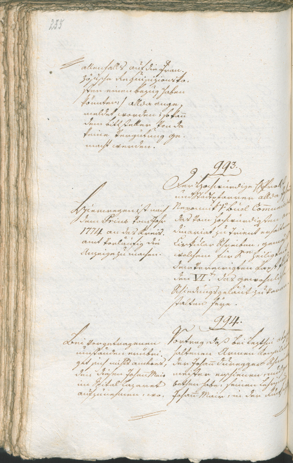 Civic Archives of Bozen-Bolzano - BOhisto Ratsprotokoll 1799 