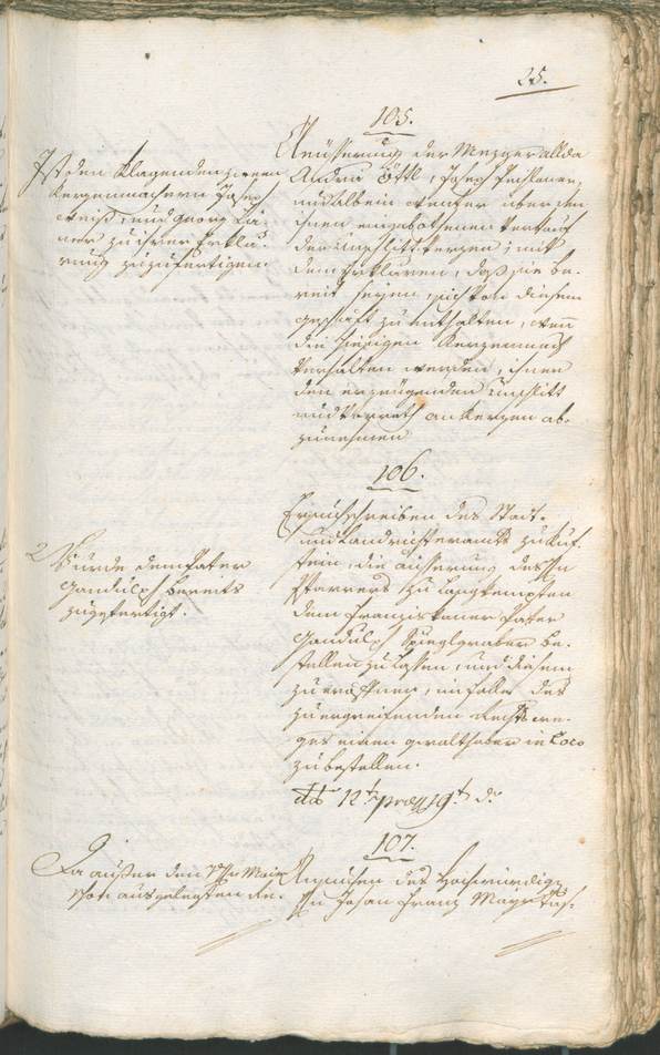 Civic Archives of Bozen-Bolzano - BOhisto Ratsprotokoll 1799 