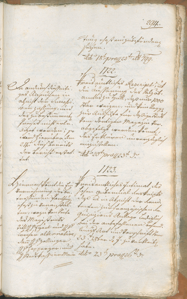 Civic Archives of Bozen-Bolzano - BOhisto Ratsprotokoll 1799 