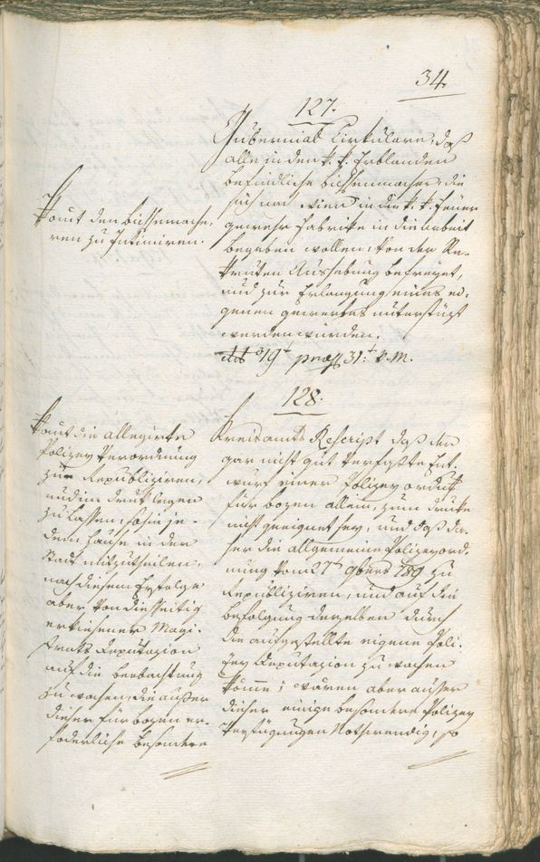 Civic Archives of Bozen-Bolzano - BOhisto Ratsprotokoll 1799 