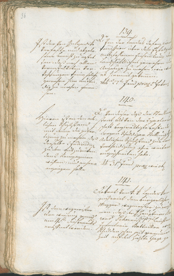 Civic Archives of Bozen-Bolzano - BOhisto Ratsprotokoll 1799 