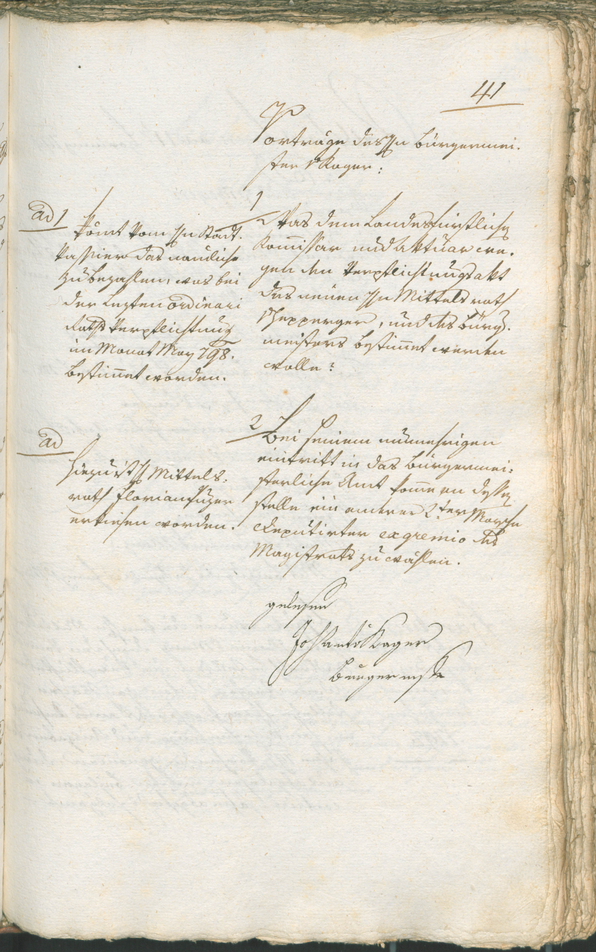 Civic Archives of Bozen-Bolzano - BOhisto Ratsprotokoll 1799 