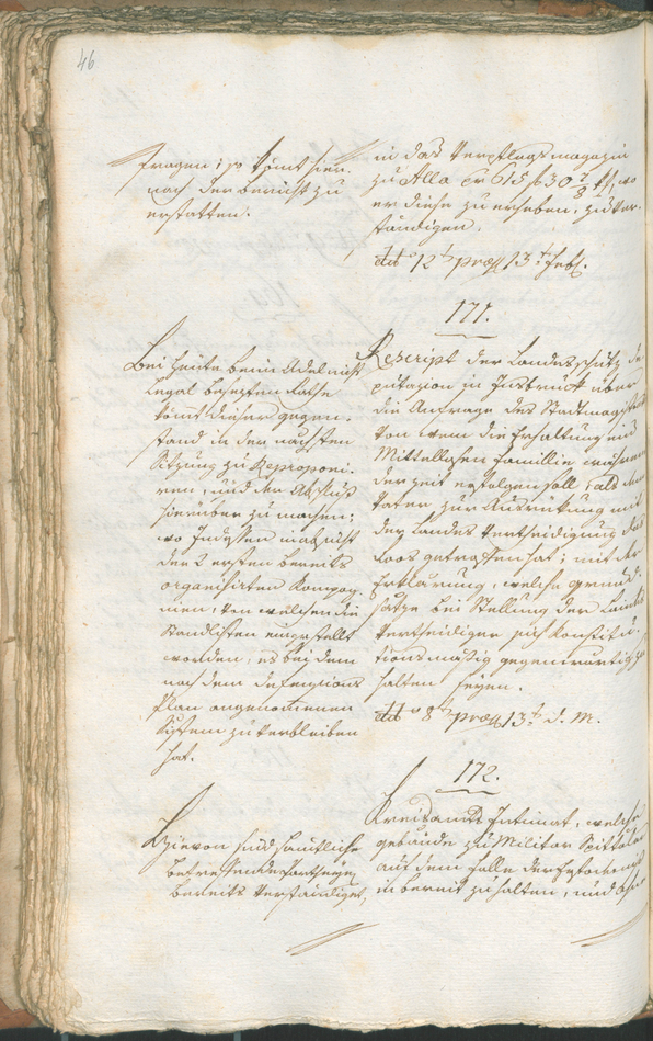 Civic Archives of Bozen-Bolzano - BOhisto Ratsprotokoll 1799 