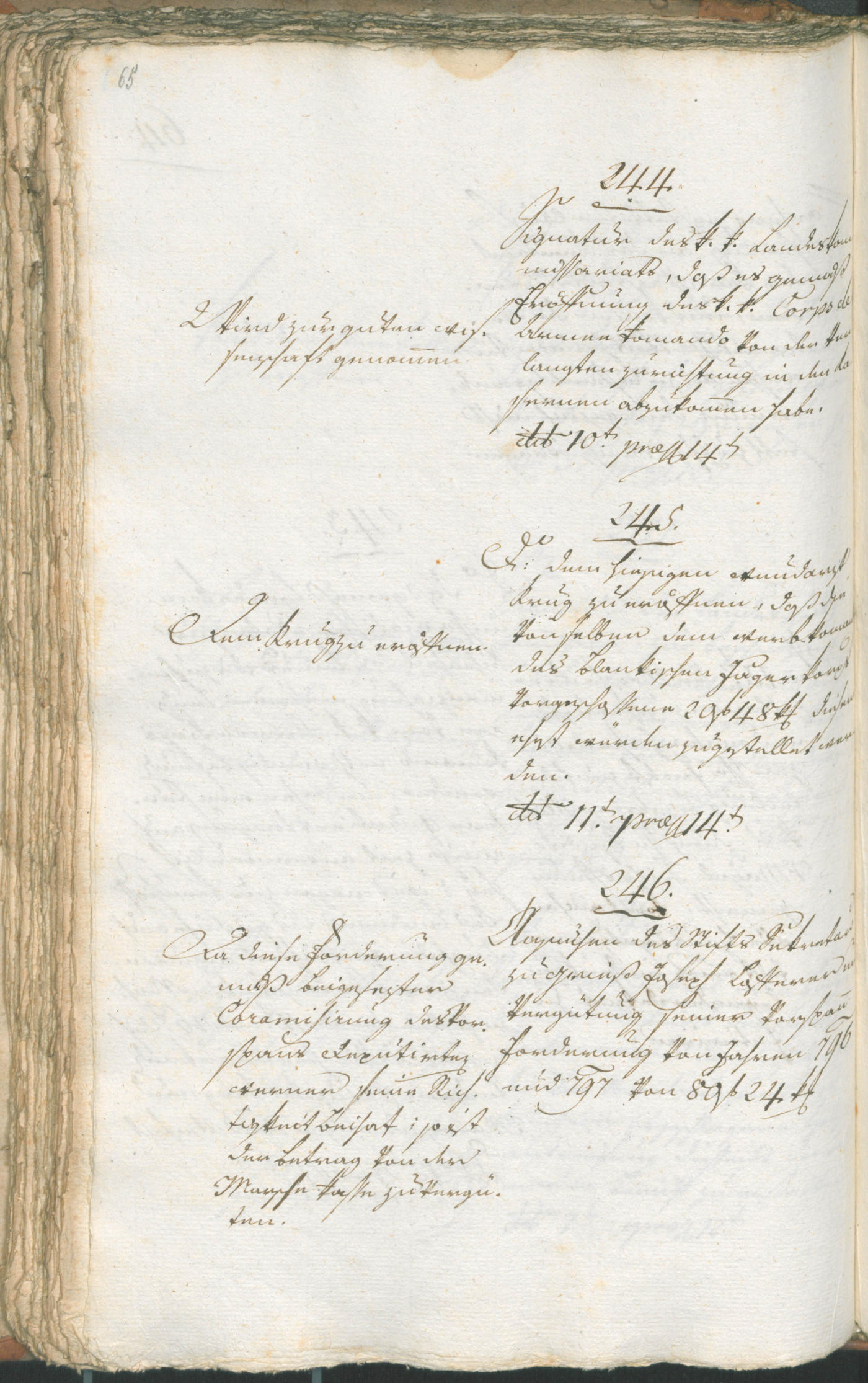 Civic Archives of Bozen-Bolzano - BOhisto Ratsprotokoll 1799 