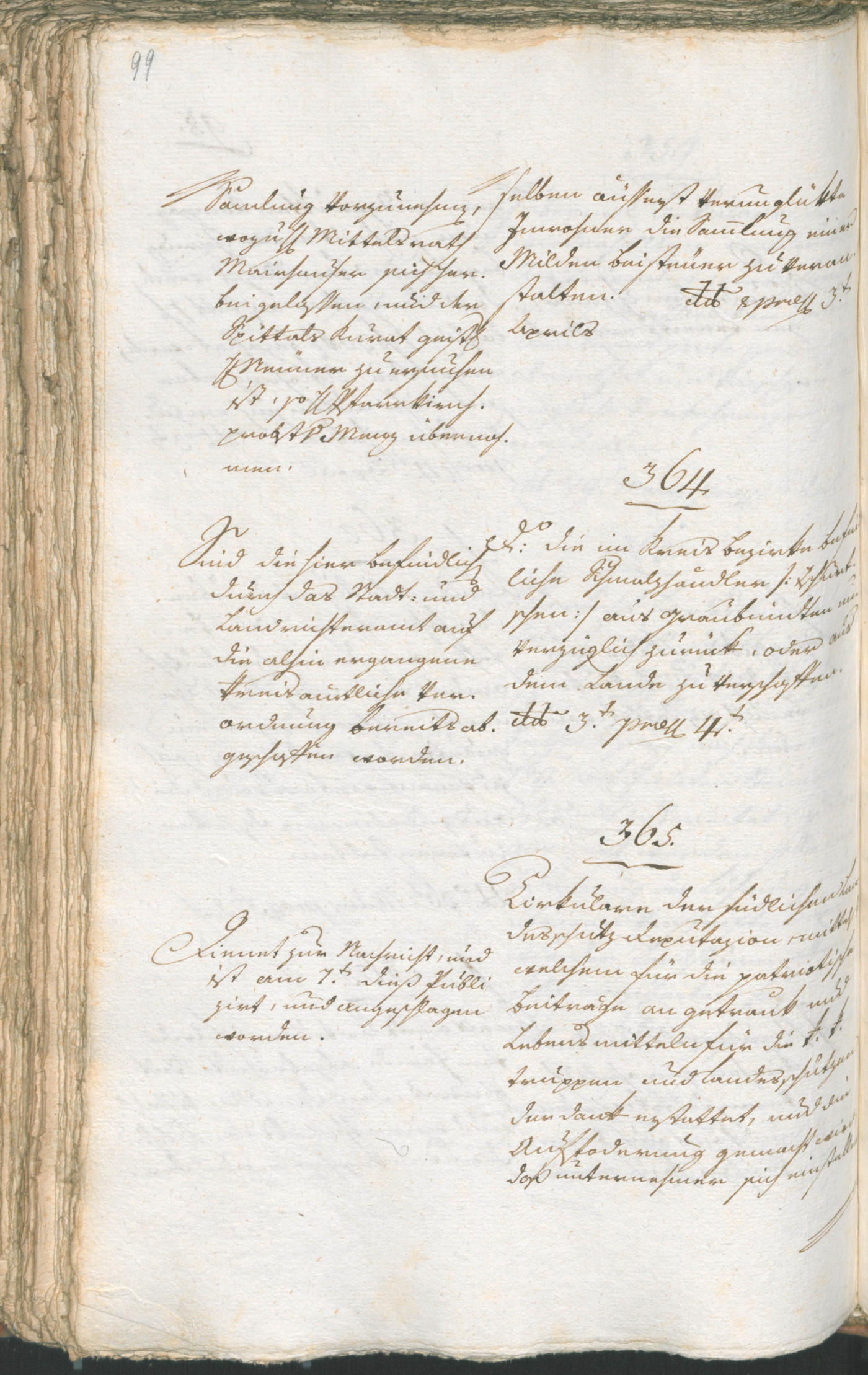 Civic Archives of Bozen-Bolzano - BOhisto Ratsprotokoll 1799 