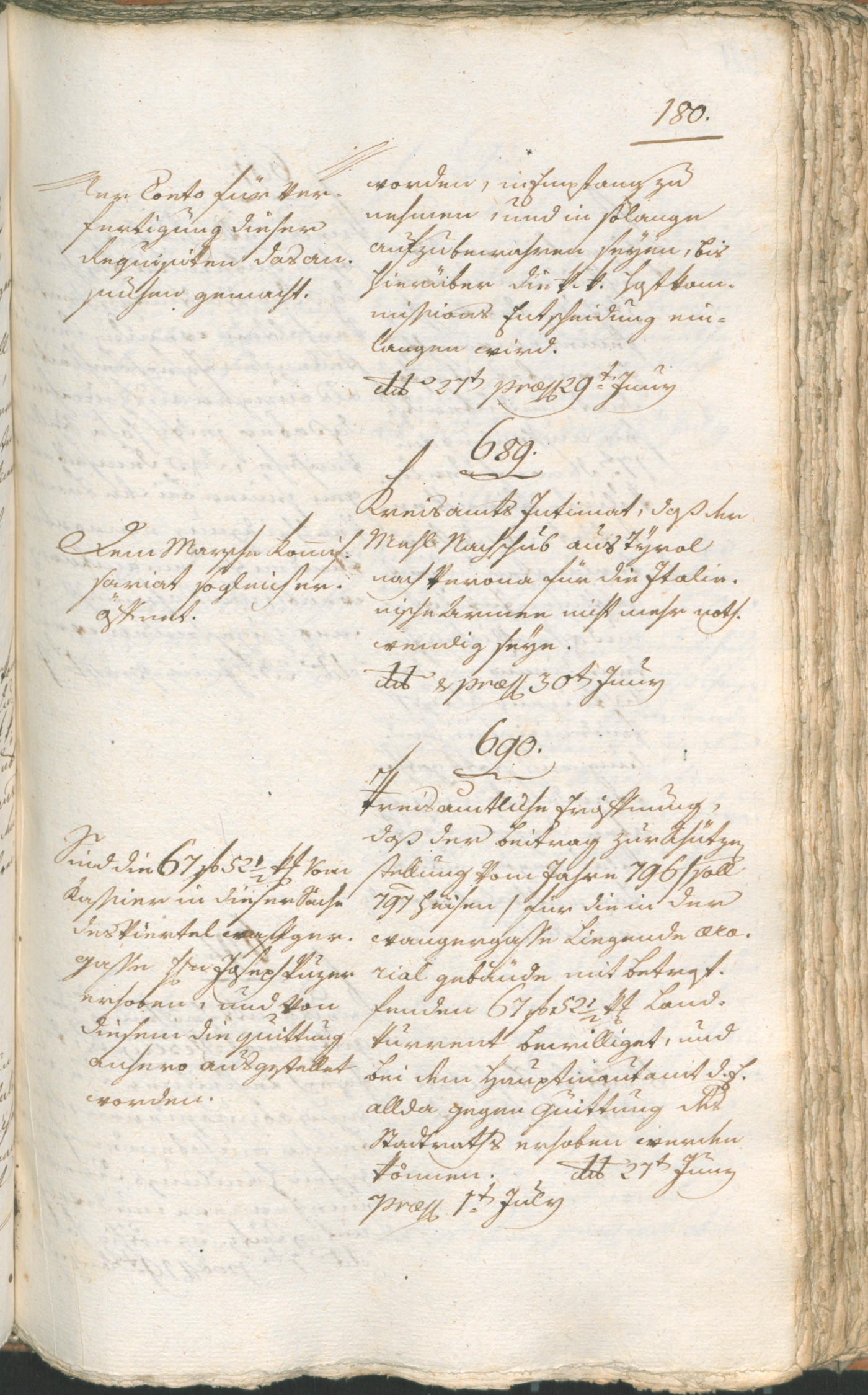 Civic Archives of Bozen-Bolzano - BOhisto Ratsprotokoll 1799 