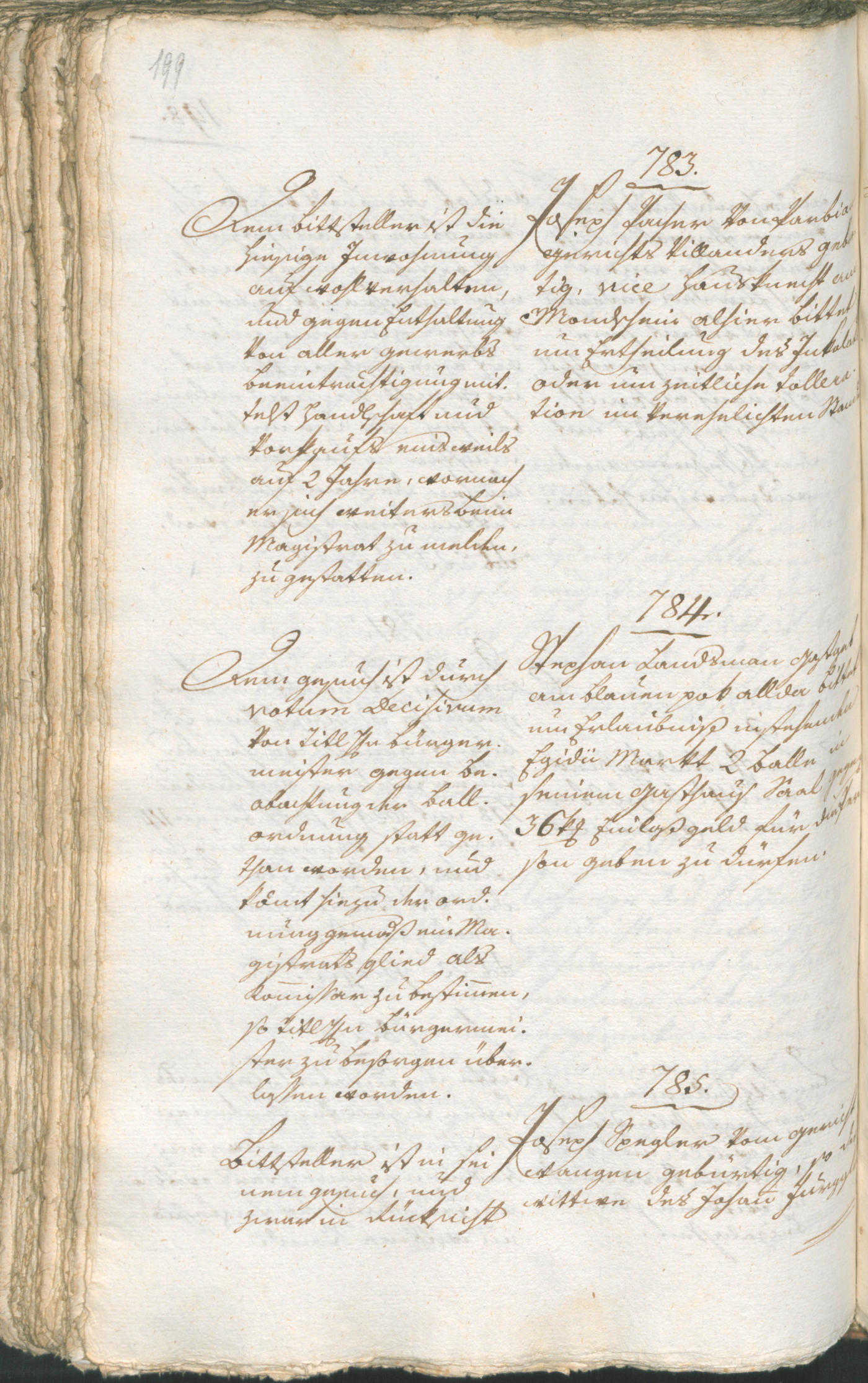 Civic Archives of Bozen-Bolzano - BOhisto Ratsprotokoll 1799 