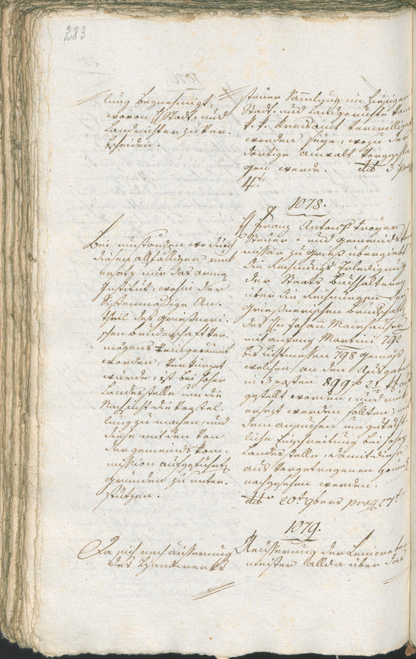 Civic Archives of Bozen-Bolzano - BOhisto Ratsprotokoll 1799 