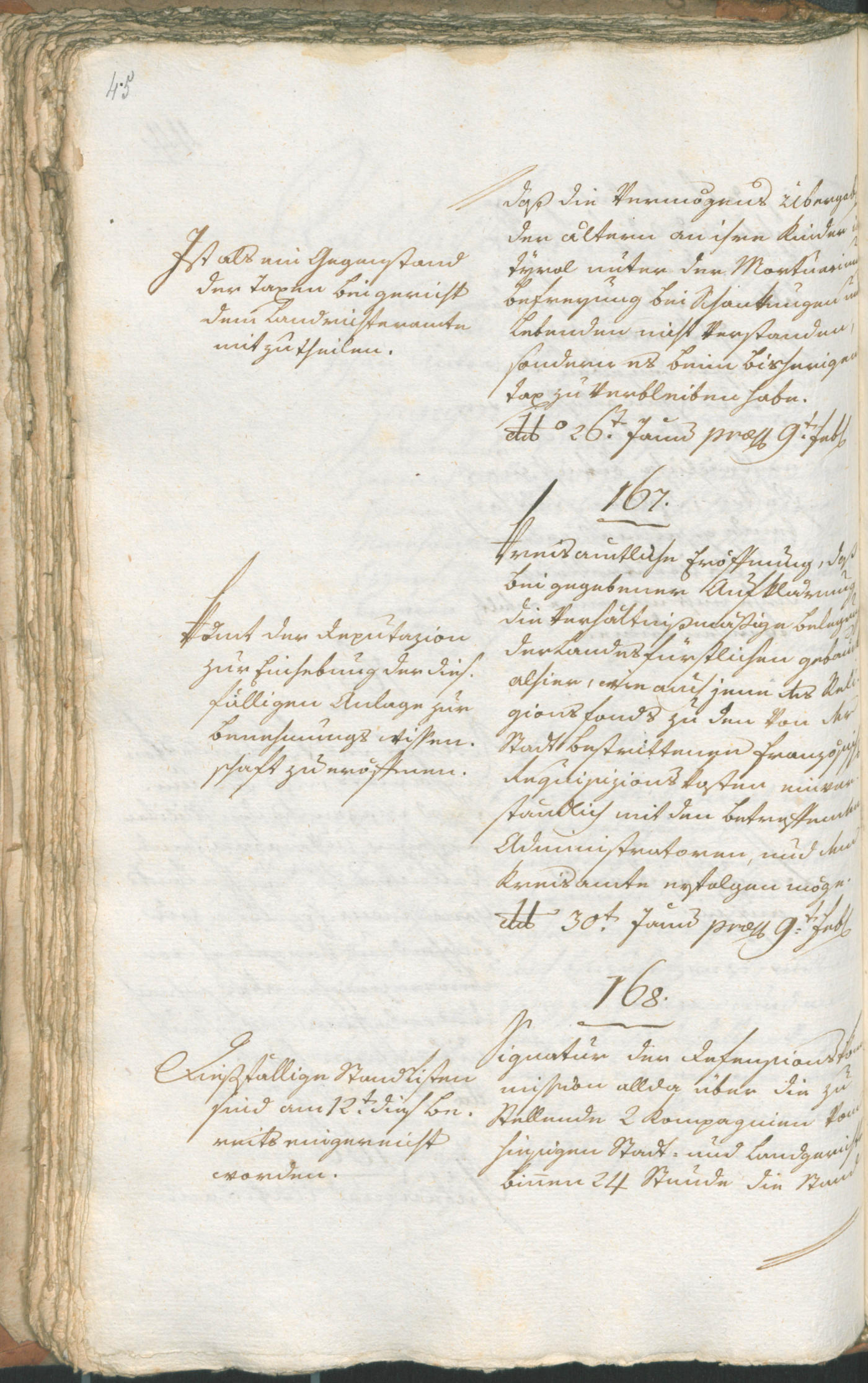 Stadtarchiv Bozen - BOhisto Ratsprotokoll 1799 