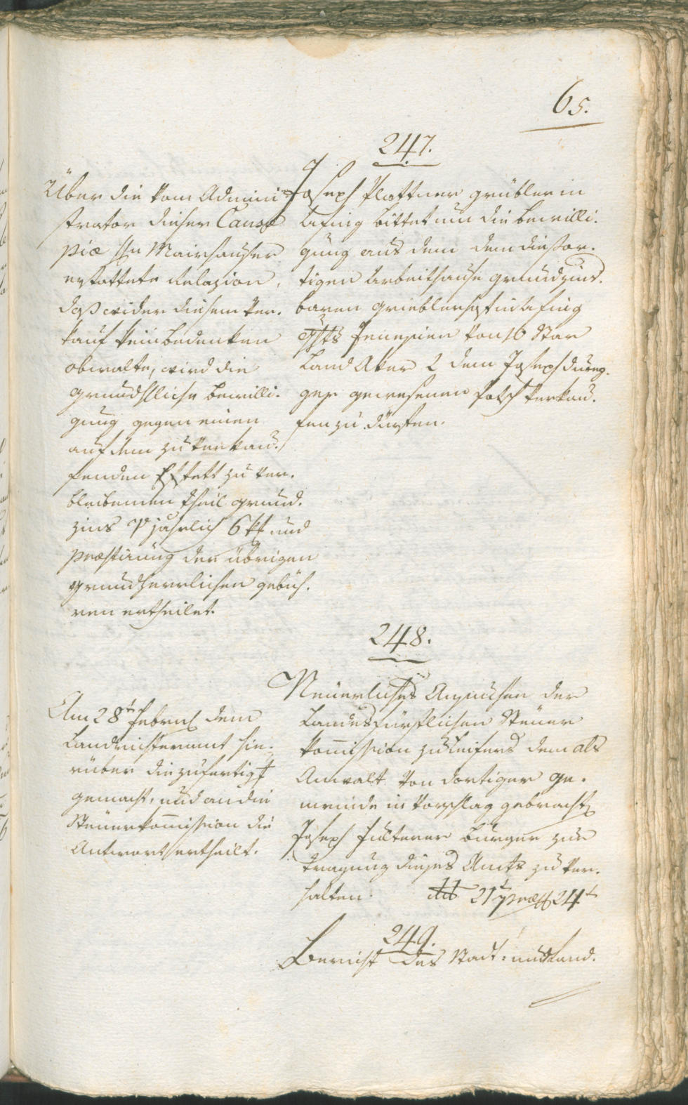 Civic Archives of Bozen-Bolzano - BOhisto Ratsprotokoll 1799 