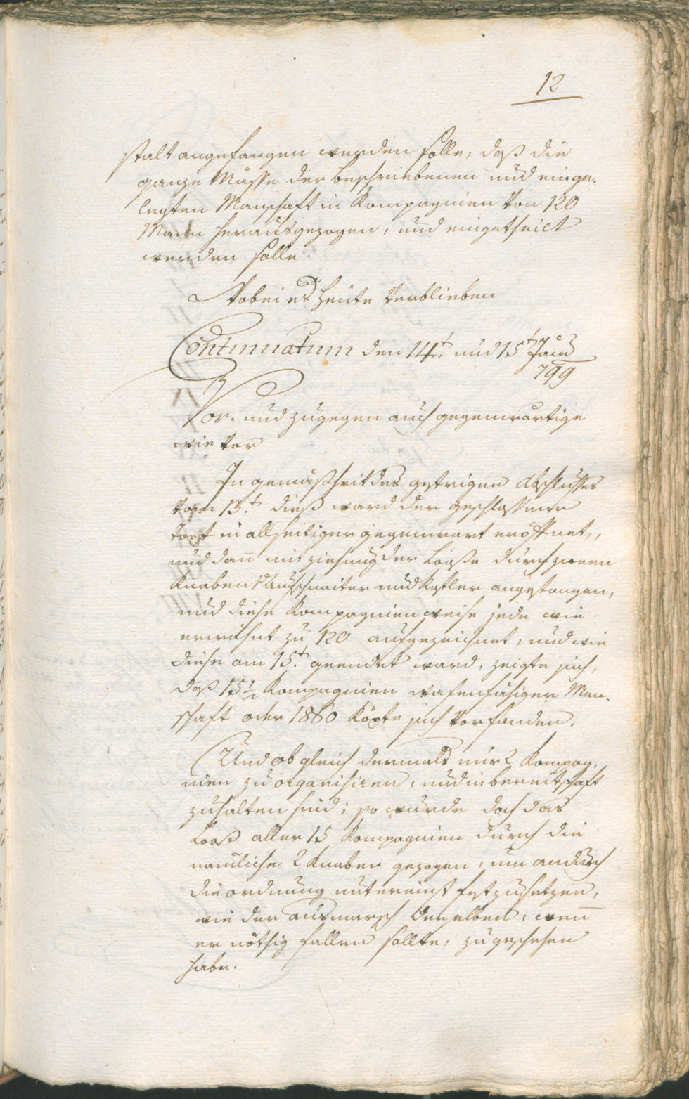 Civic Archives of Bozen-Bolzano - BOhisto Ratsprotokoll 1799 