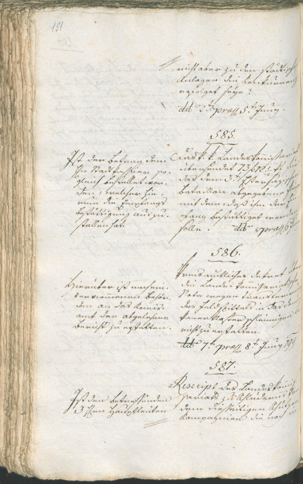 Civic Archives of Bozen-Bolzano - BOhisto Ratsprotokoll 1799 