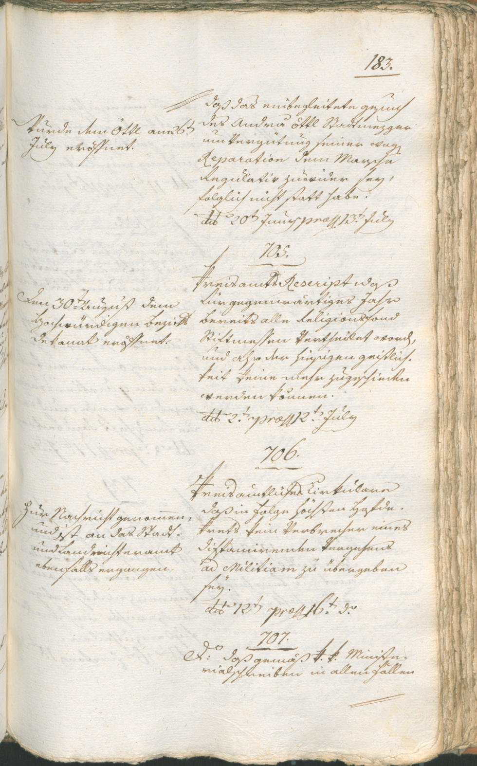 Civic Archives of Bozen-Bolzano - BOhisto Ratsprotokoll 1799 