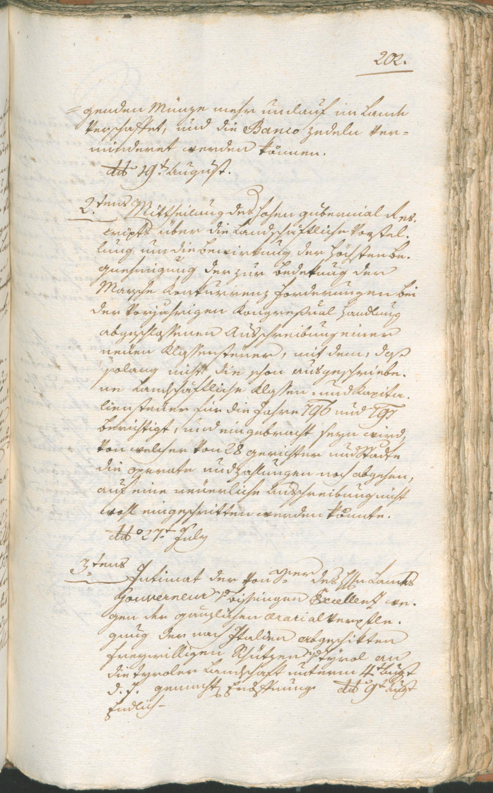 Civic Archives of Bozen-Bolzano - BOhisto Ratsprotokoll 1799 