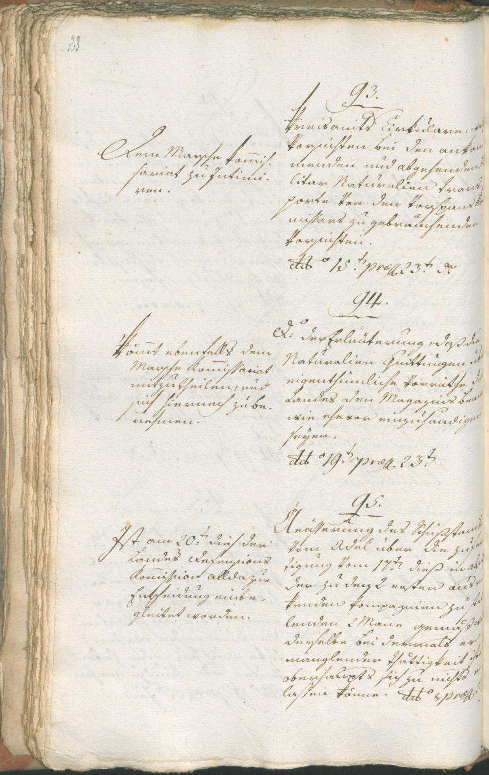 Archivio Storico della Città di Bolzano - BOhisto protocollo consiliare 1799 