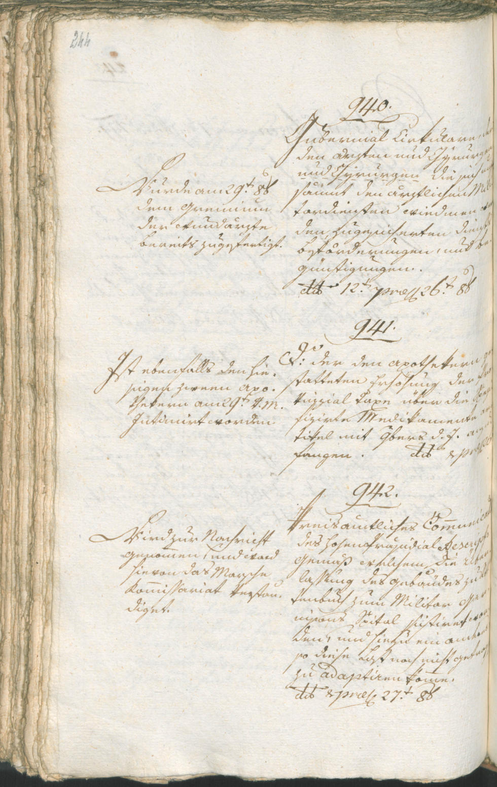 Civic Archives of Bozen-Bolzano - BOhisto Ratsprotokoll 1799 