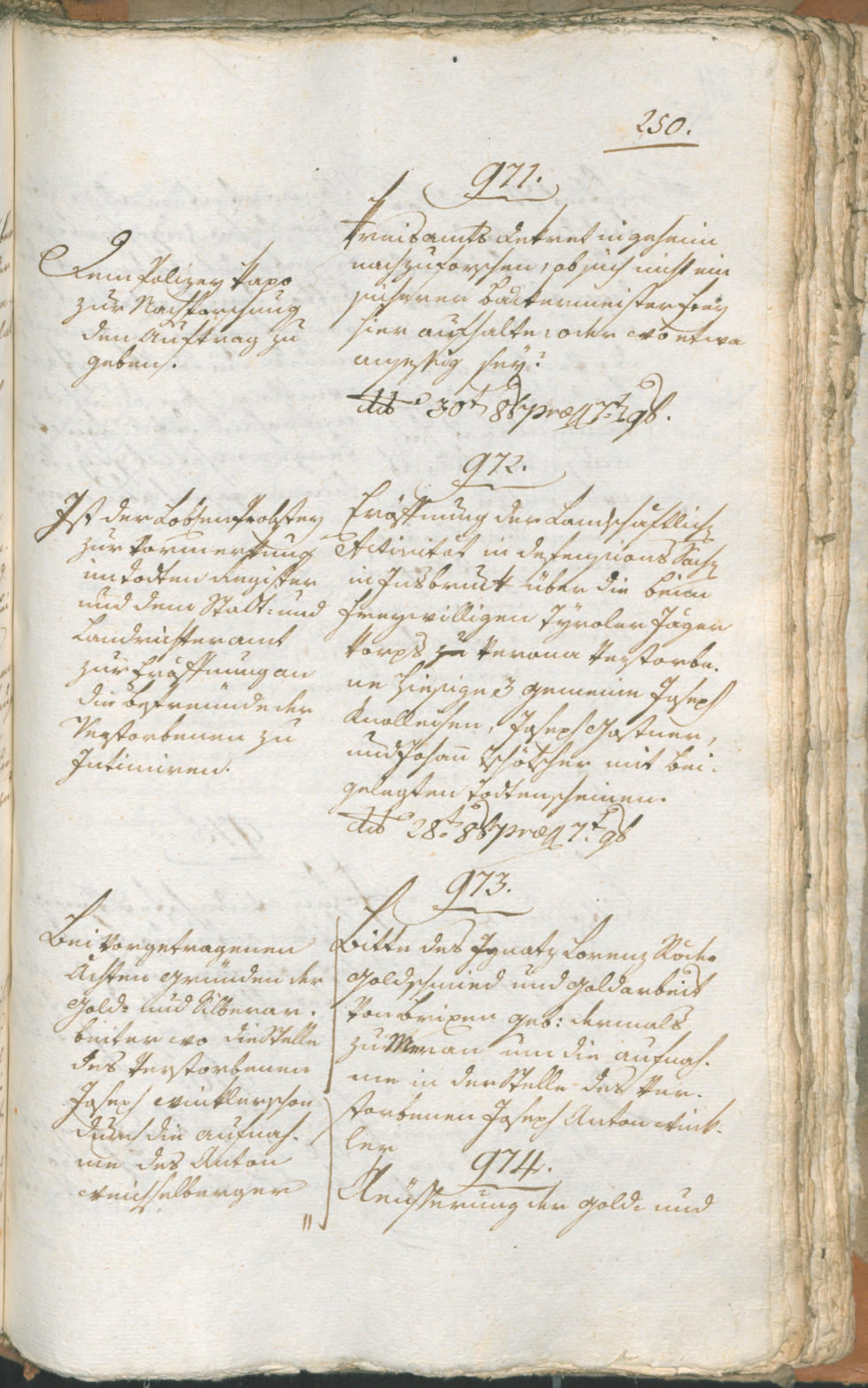 Civic Archives of Bozen-Bolzano - BOhisto Ratsprotokoll 1799 