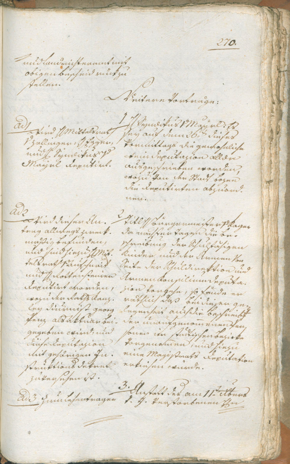 Stadtarchiv Bozen - BOhisto Ratsprotokoll 1799 