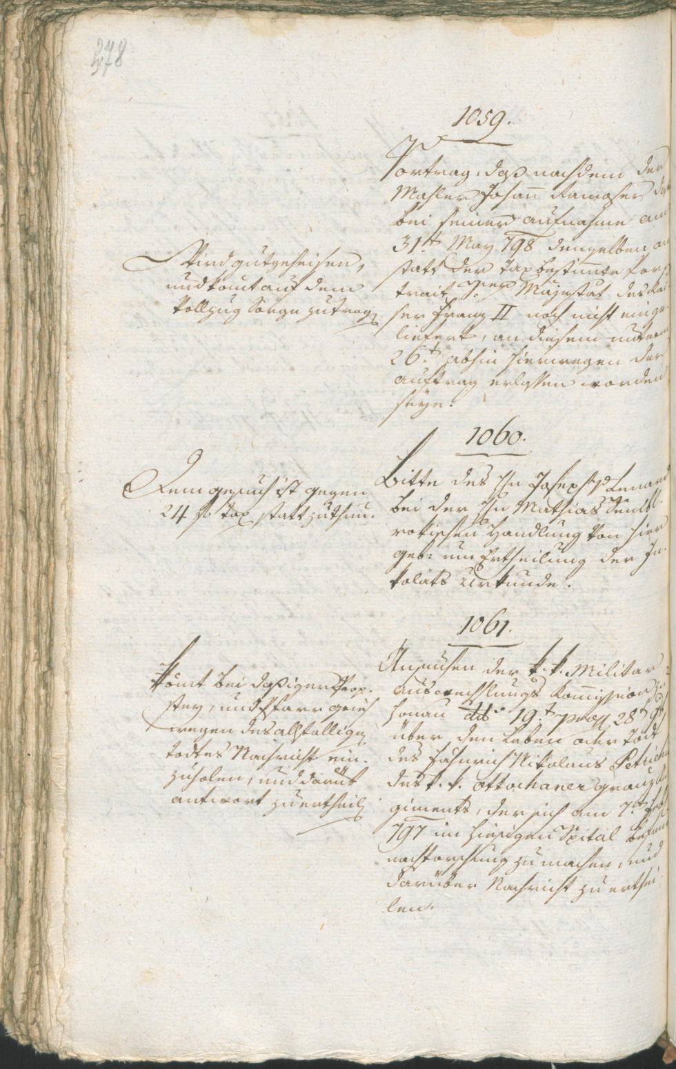 Stadtarchiv Bozen - BOhisto Ratsprotokoll 1799 