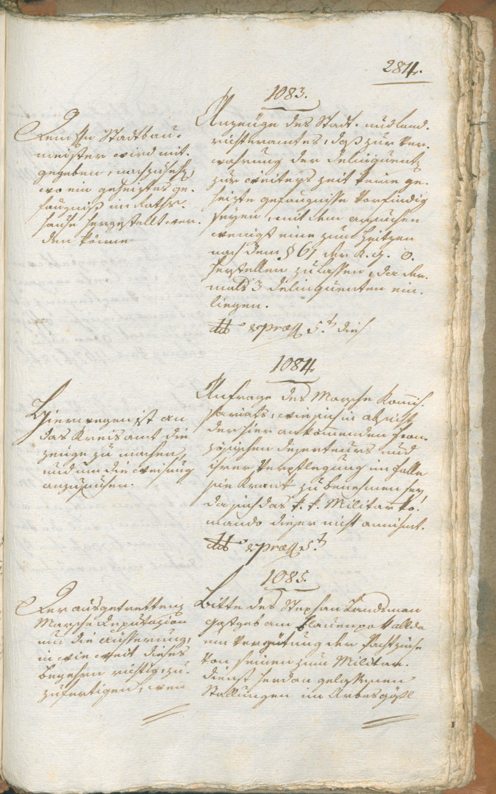 Civic Archives of Bozen-Bolzano - BOhisto Ratsprotokoll 1799 