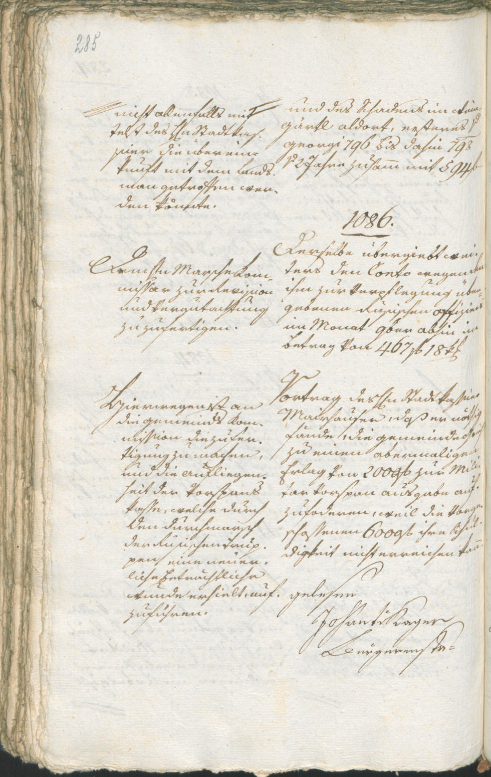 Stadtarchiv Bozen - BOhisto Ratsprotokoll 1799 