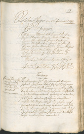 Civic Archives of Bozen-Bolzano - BOhisto Ratsprotokoll 1799 - 