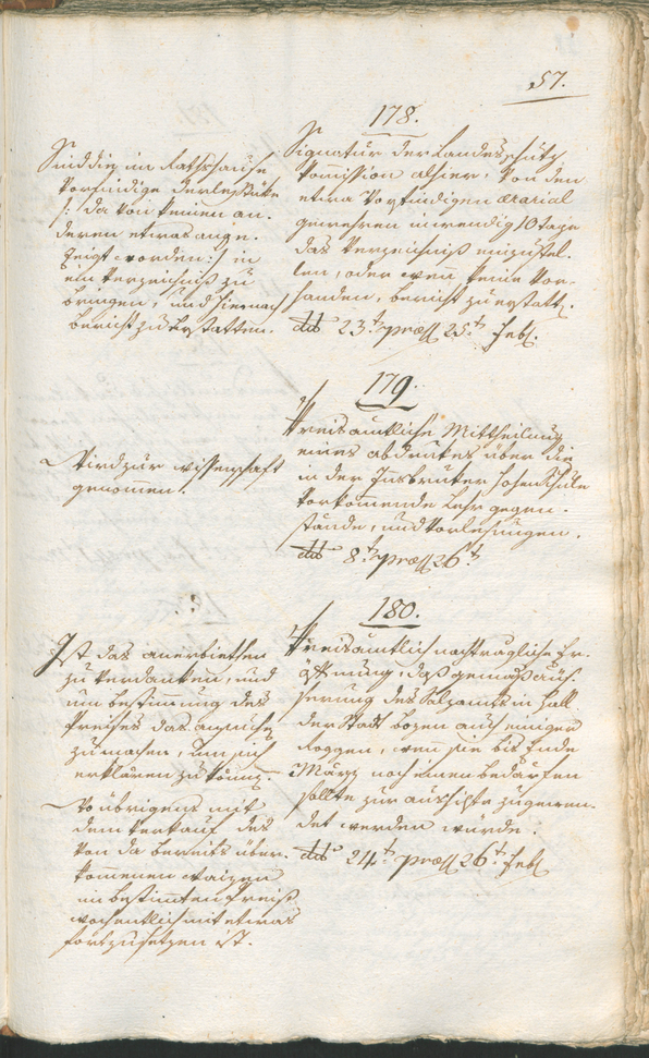 Civic Archives of Bozen-Bolzano - BOhisto Ratsprotokoll 1800 