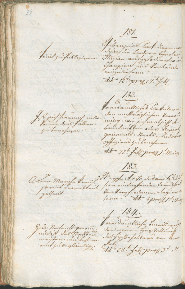 Civic Archives of Bozen-Bolzano - BOhisto Ratsprotokoll 1800 