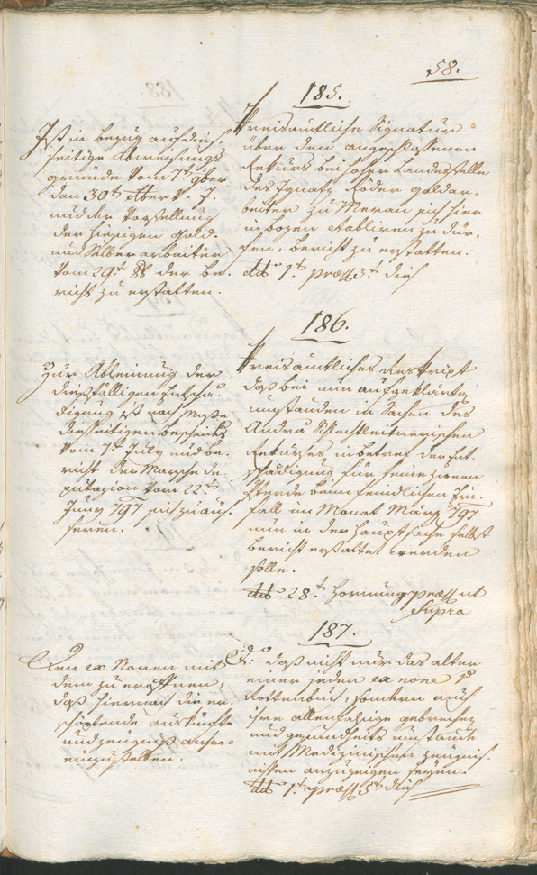 Civic Archives of Bozen-Bolzano - BOhisto Ratsprotokoll 1800 