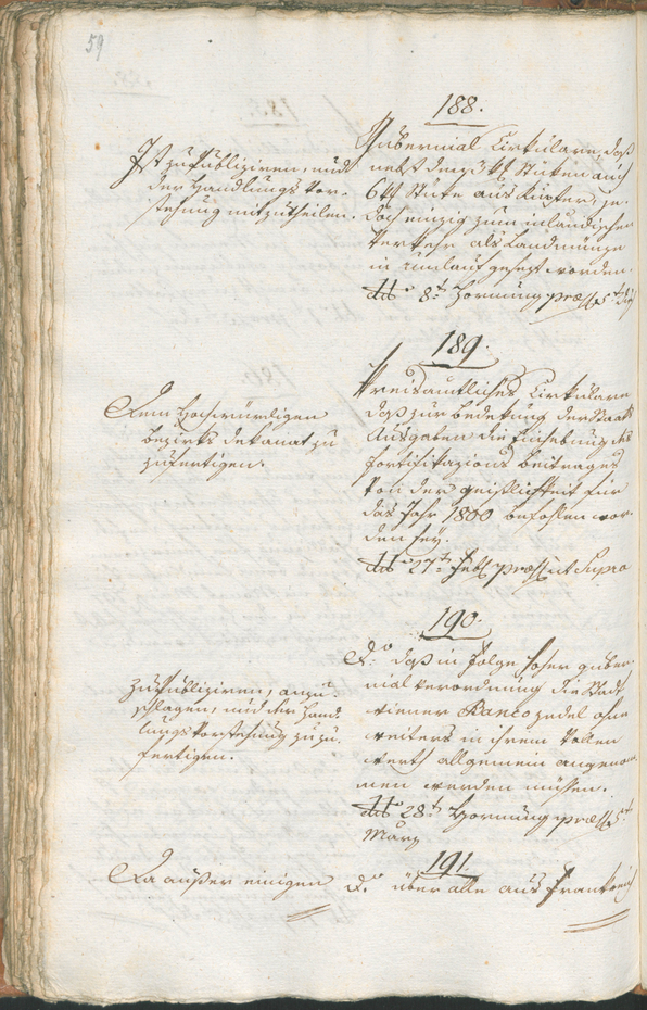 Civic Archives of Bozen-Bolzano - BOhisto Ratsprotokoll 1800 