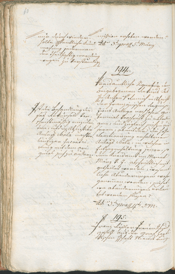 Civic Archives of Bozen-Bolzano - BOhisto Ratsprotokoll 1800 