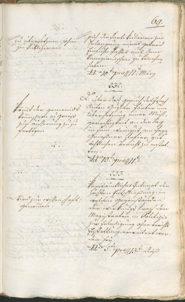 Civic Archives of Bozen-Bolzano - BOhisto Ratsprotokoll 1800 